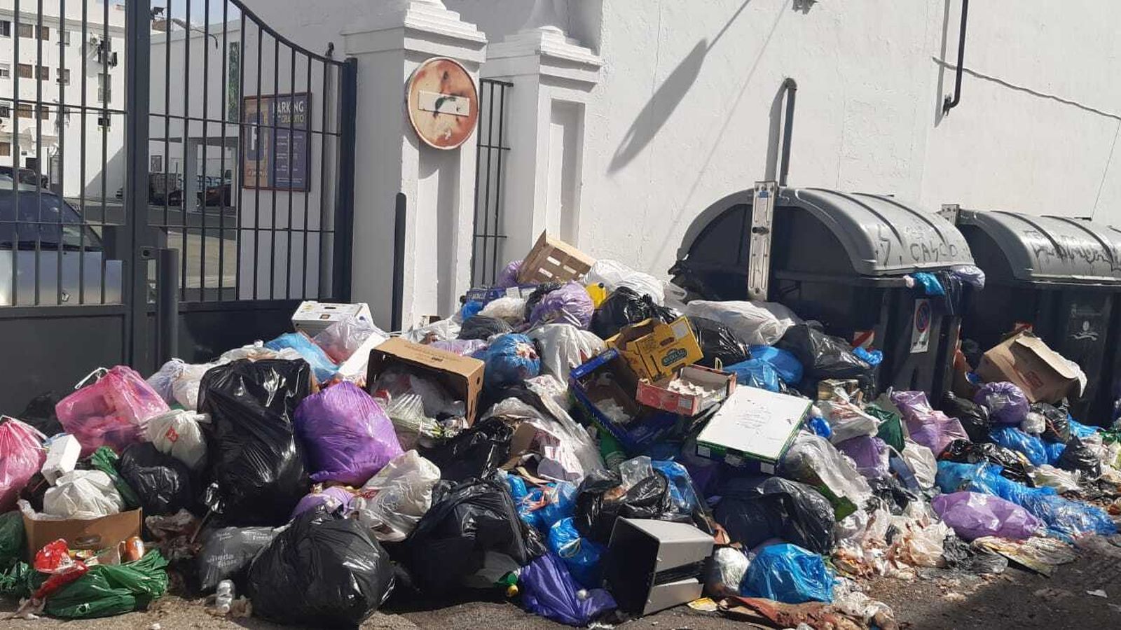 Una imagen tomada este sábado de la calle Niño del Matadero, en la zona del antiguo Eco.