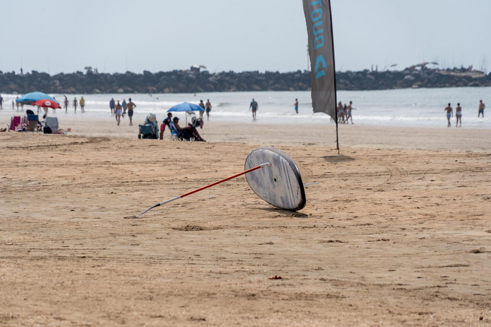 El ambiente de las playas de Huelva el domingo 24 de agosto