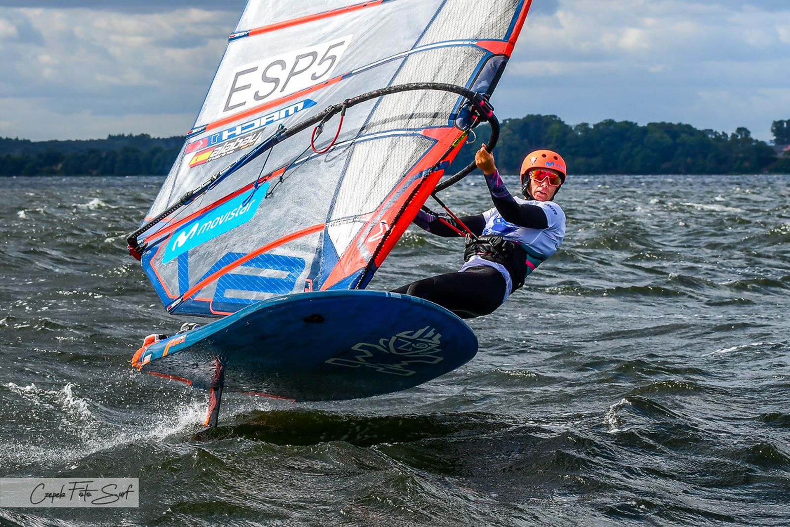 Marina Alabau, durante el reciente Mundial de Fórmula Foil.