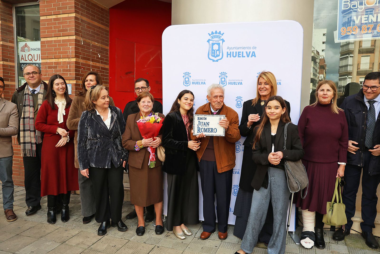 Las fotografías de la rotulación del Rincón de Juan Romero