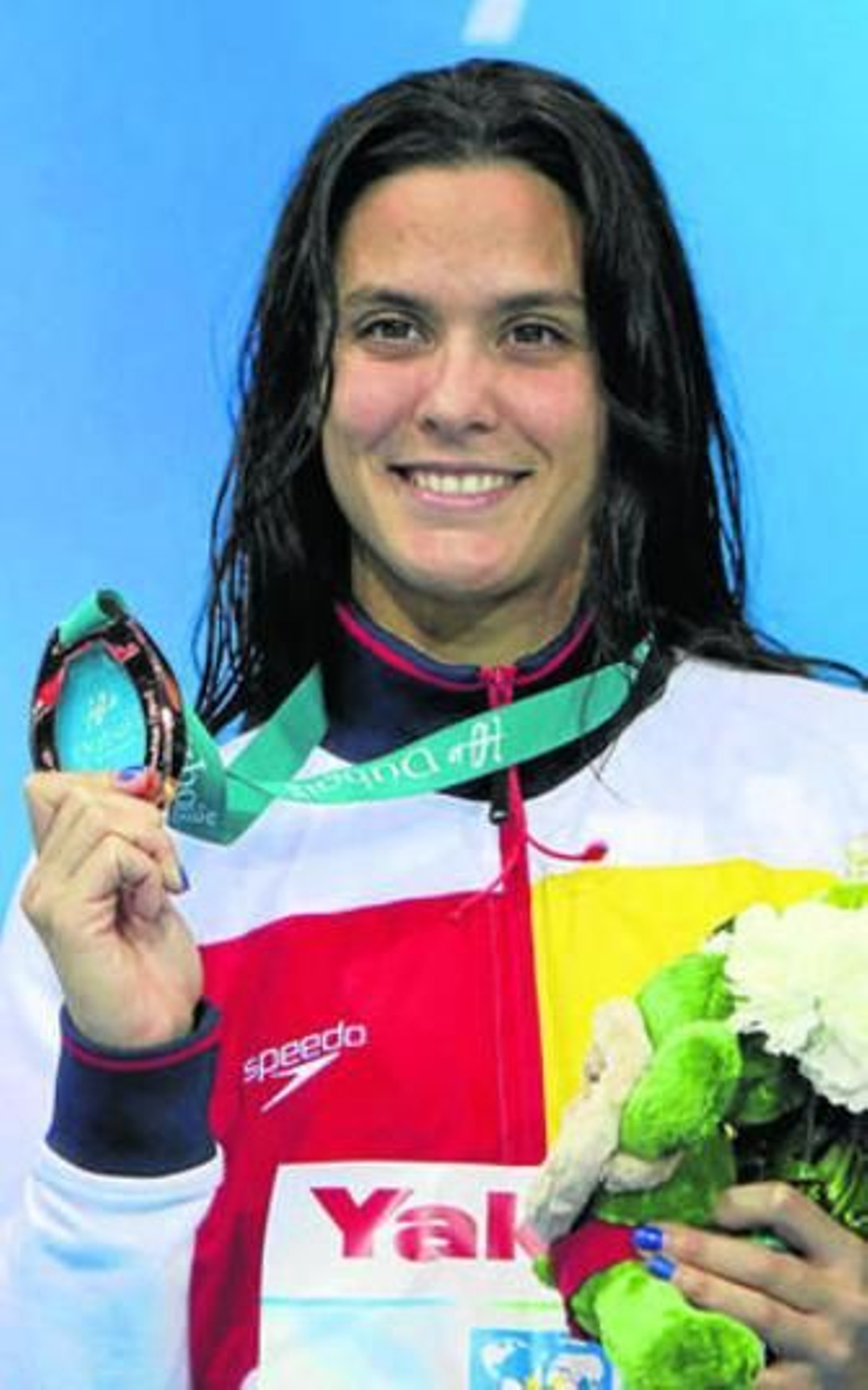 Mercedes Peris consiguió el bronce en los 50 metros espalda.