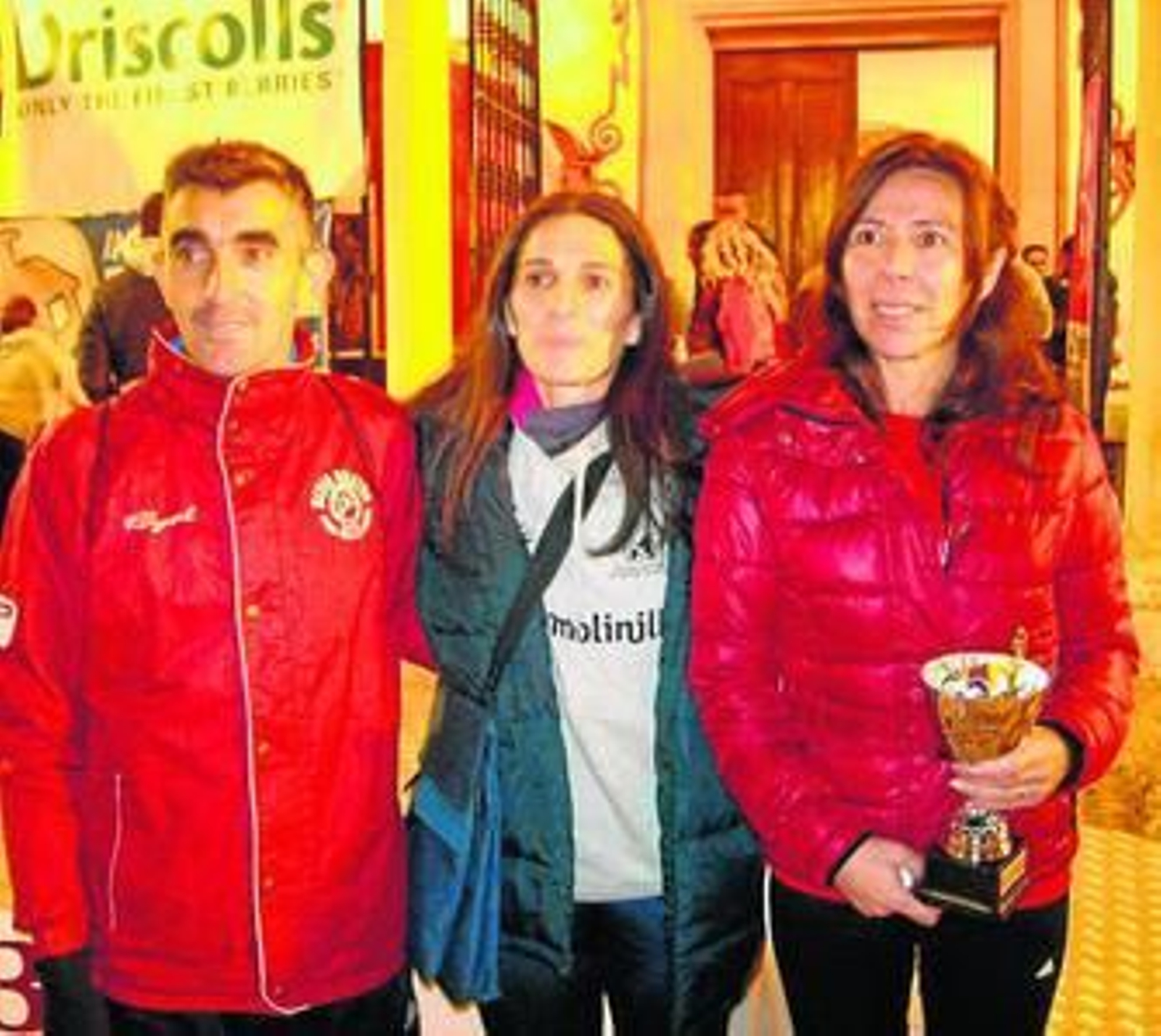 Francisco José Muriel, María José González y Ana Rocío Galán.