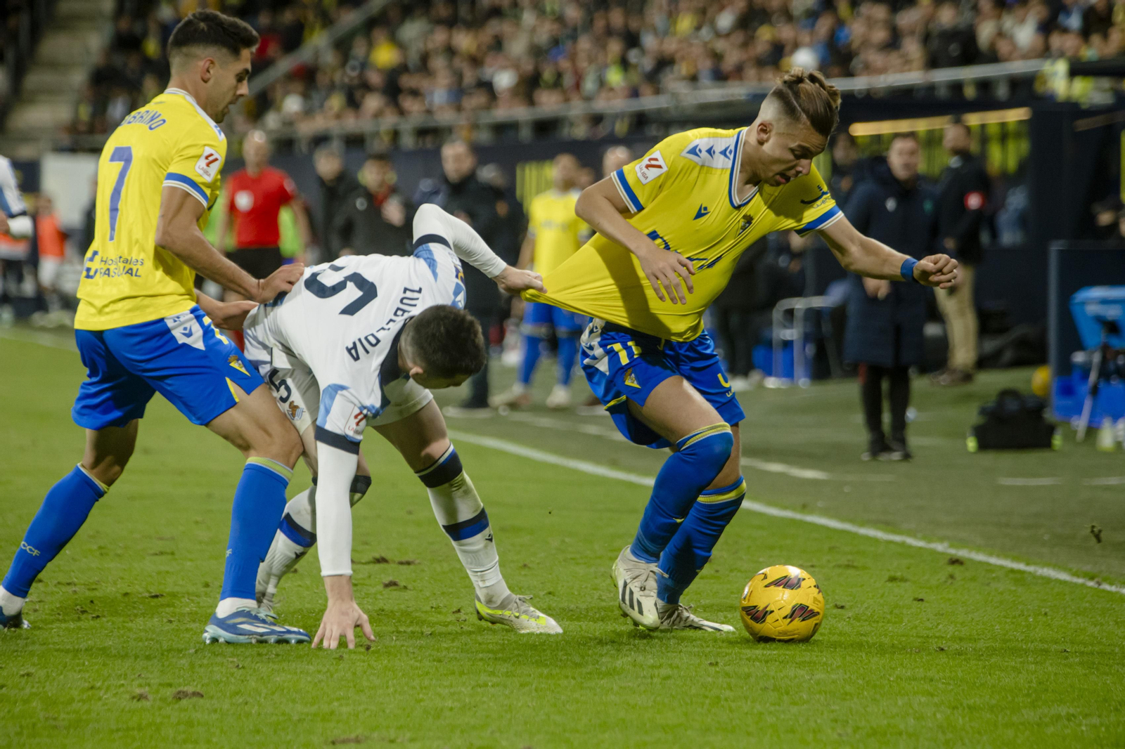 Cádiz CF - Real Sociedad, las imágenes del partido .