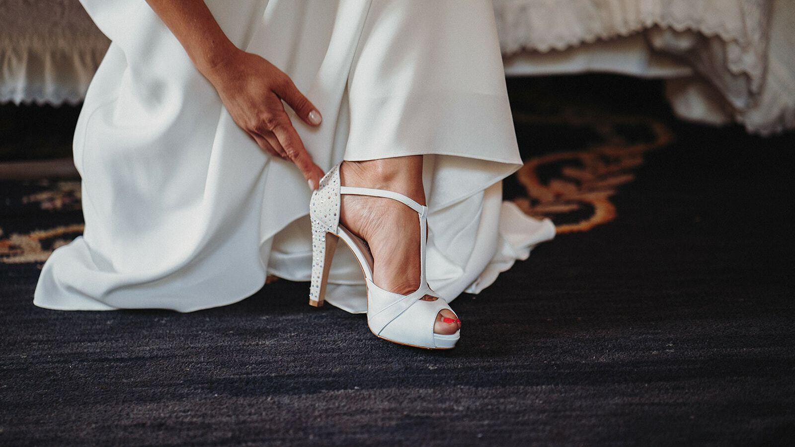 El blanco es un clásico para novias.