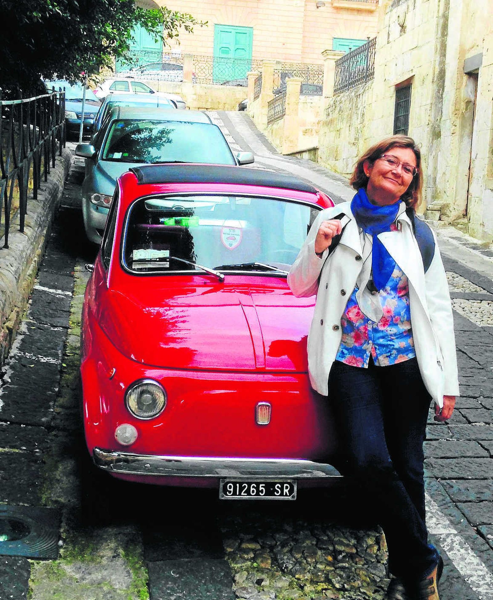 Ana Sofía Pérez-Bustamante, fotografiada en Sicilia.