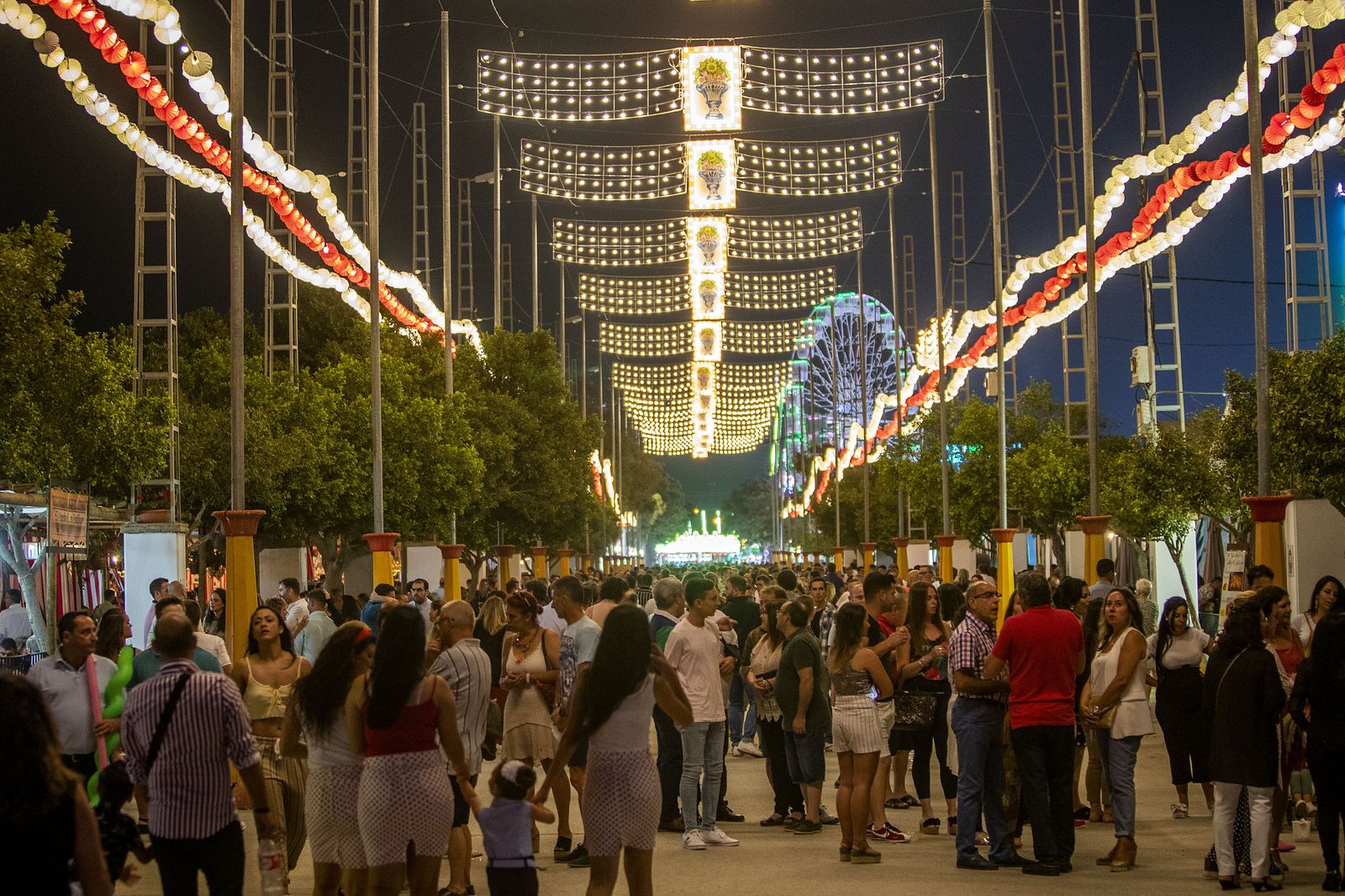 Feria del Carmen de San Fernando del año 2019.