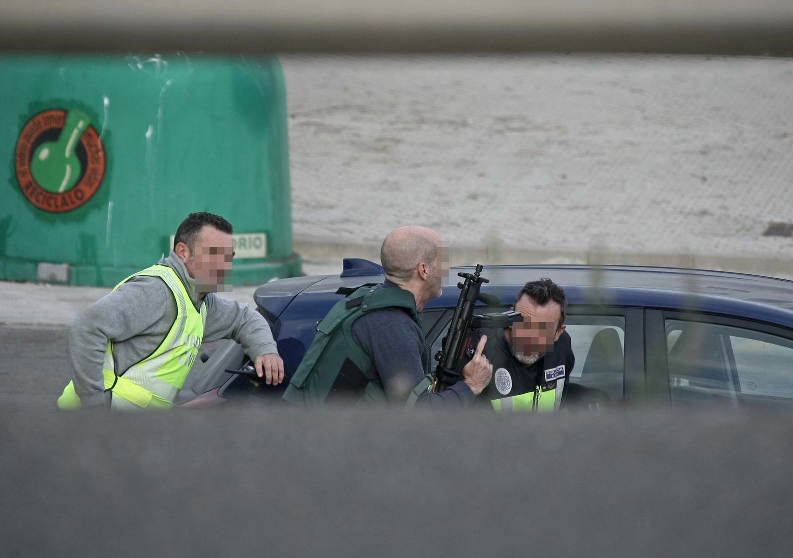 Operación antidroga en la barriada de El Saladillo de Algeciras