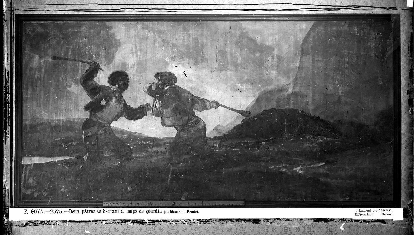 La fotografía de la obra que hizo Jean Laurent.