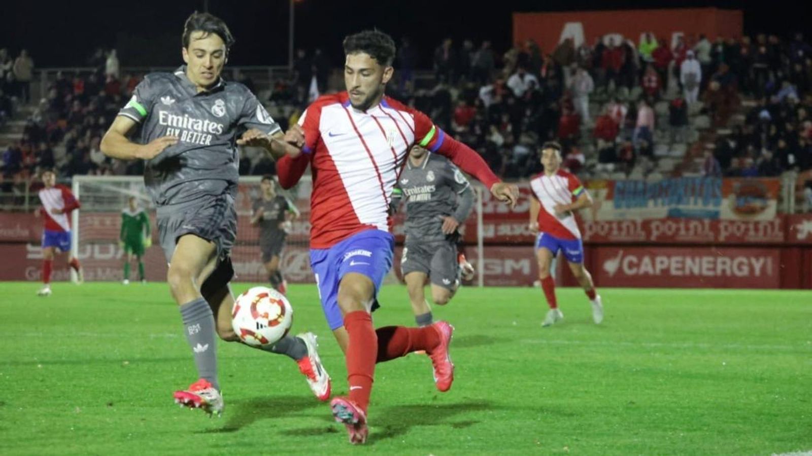 Javi Gómez, en el Algeciras-Castilla.