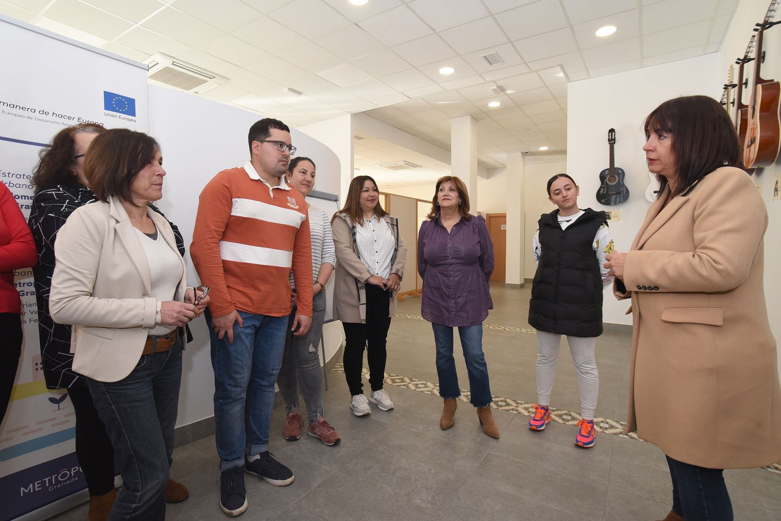 Imagen de la presentación del Itinerario de Inserción desarrollado por la Diputación de Granada en Atarfe