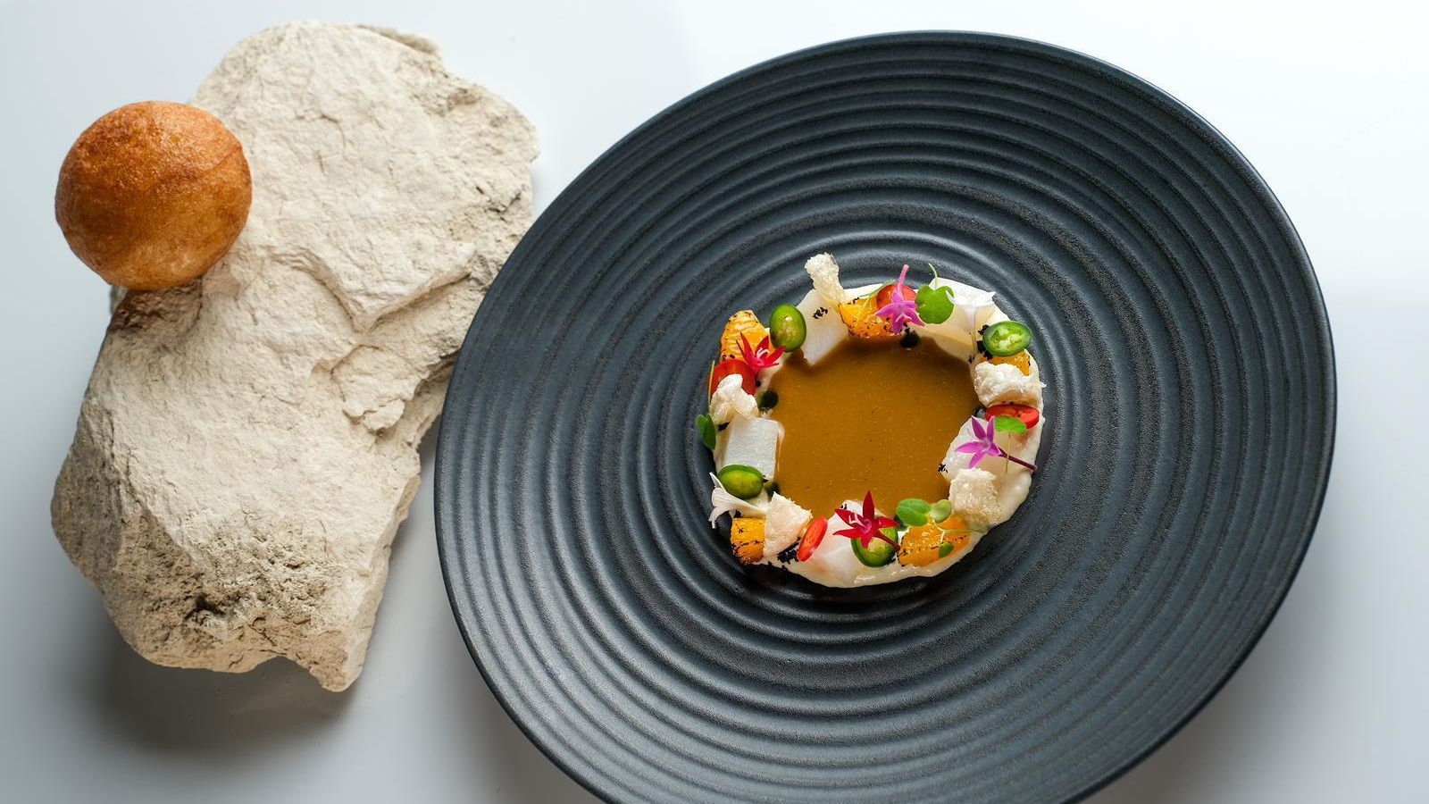 Bacalao en escabeche de naranja y oloroso, plato de La Carboná que ha sido premiado.