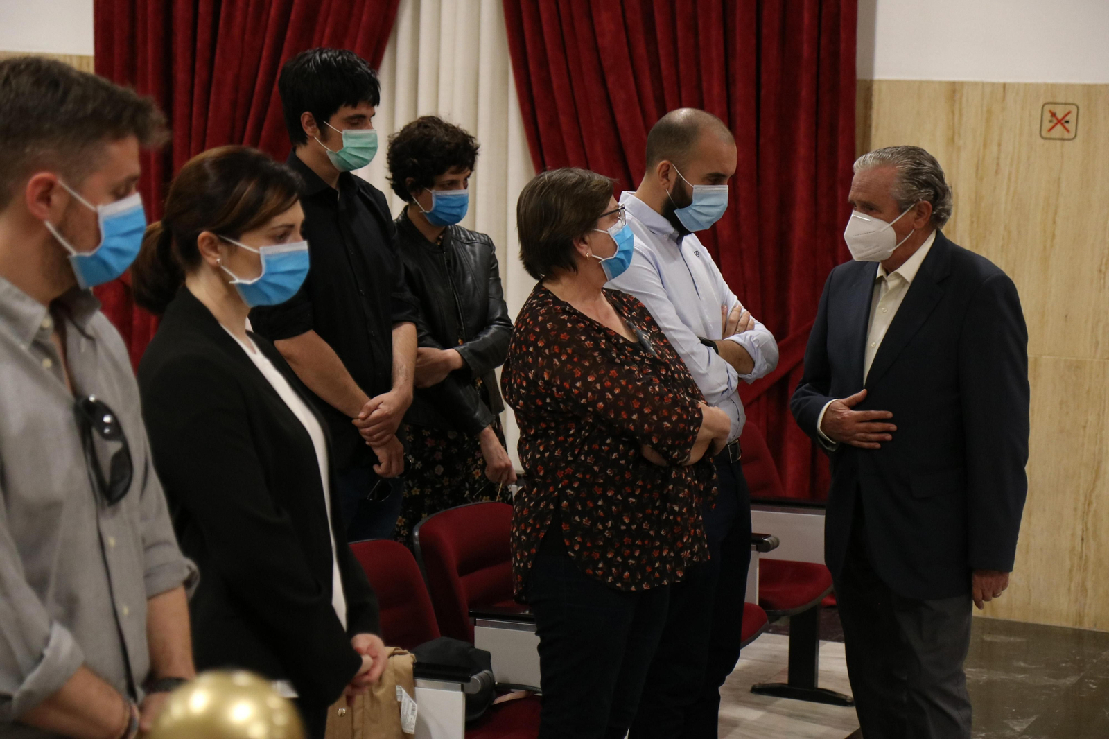 Las fotos de la capilla ardiente de Julio Anguita