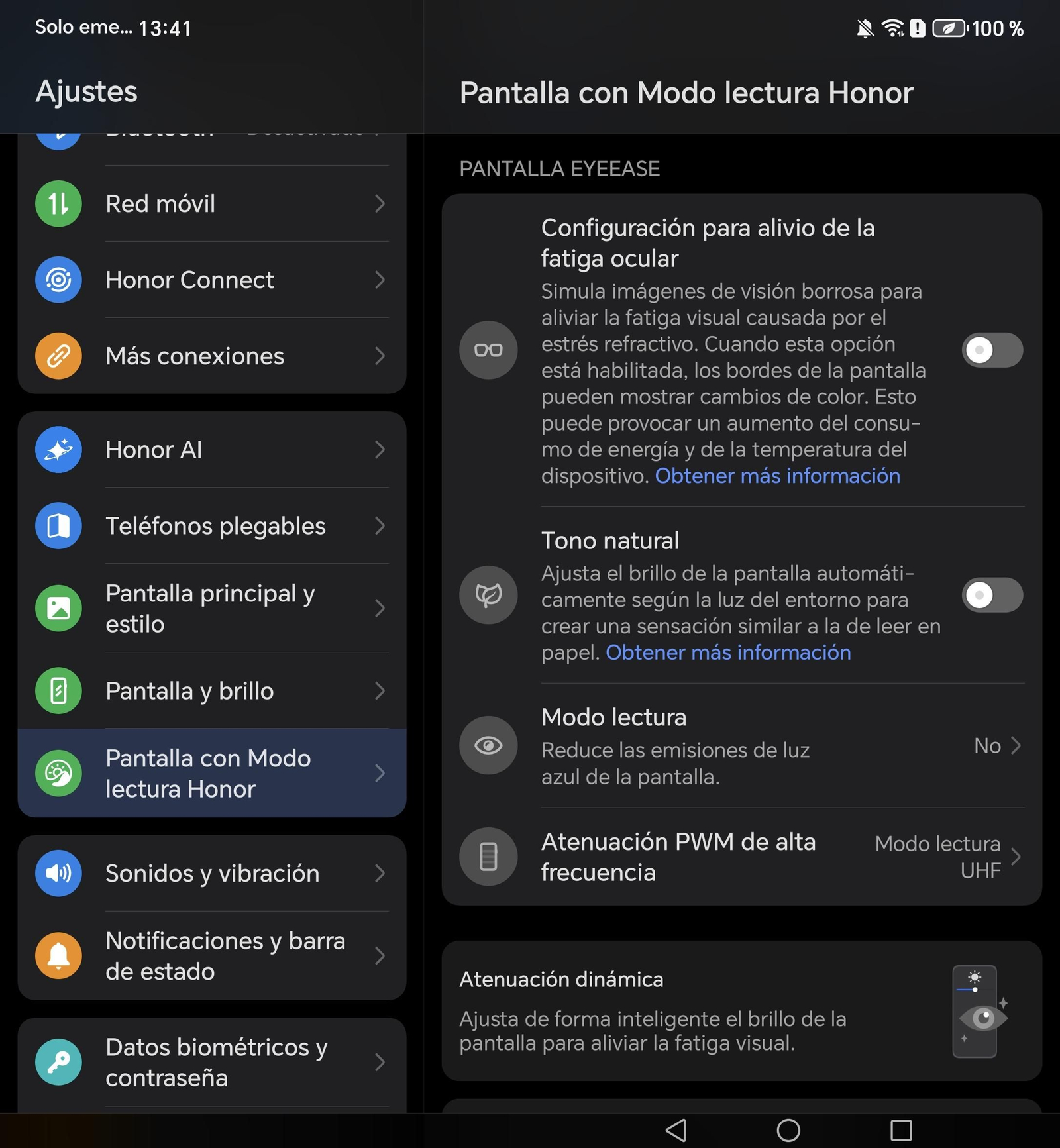 Smartphone plegable Honor Magic V5