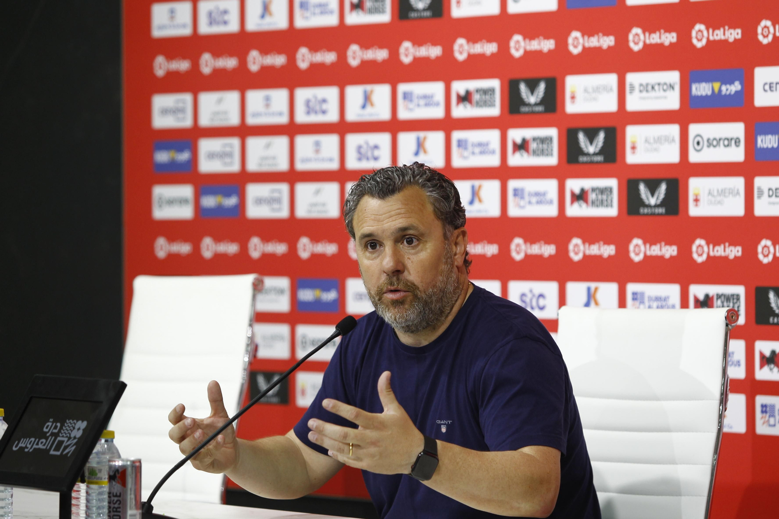 Imágenes del partido de la Liga Santander U.D. Almería-Cádiz C.F.