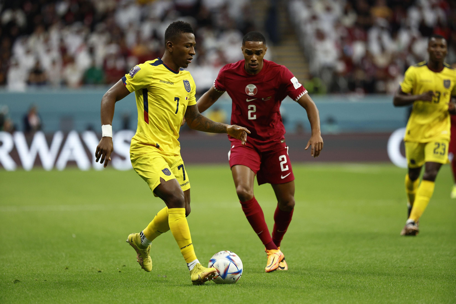 Las imágenes del Qatar - Ecuador, partido inaugural del Mundial 2022