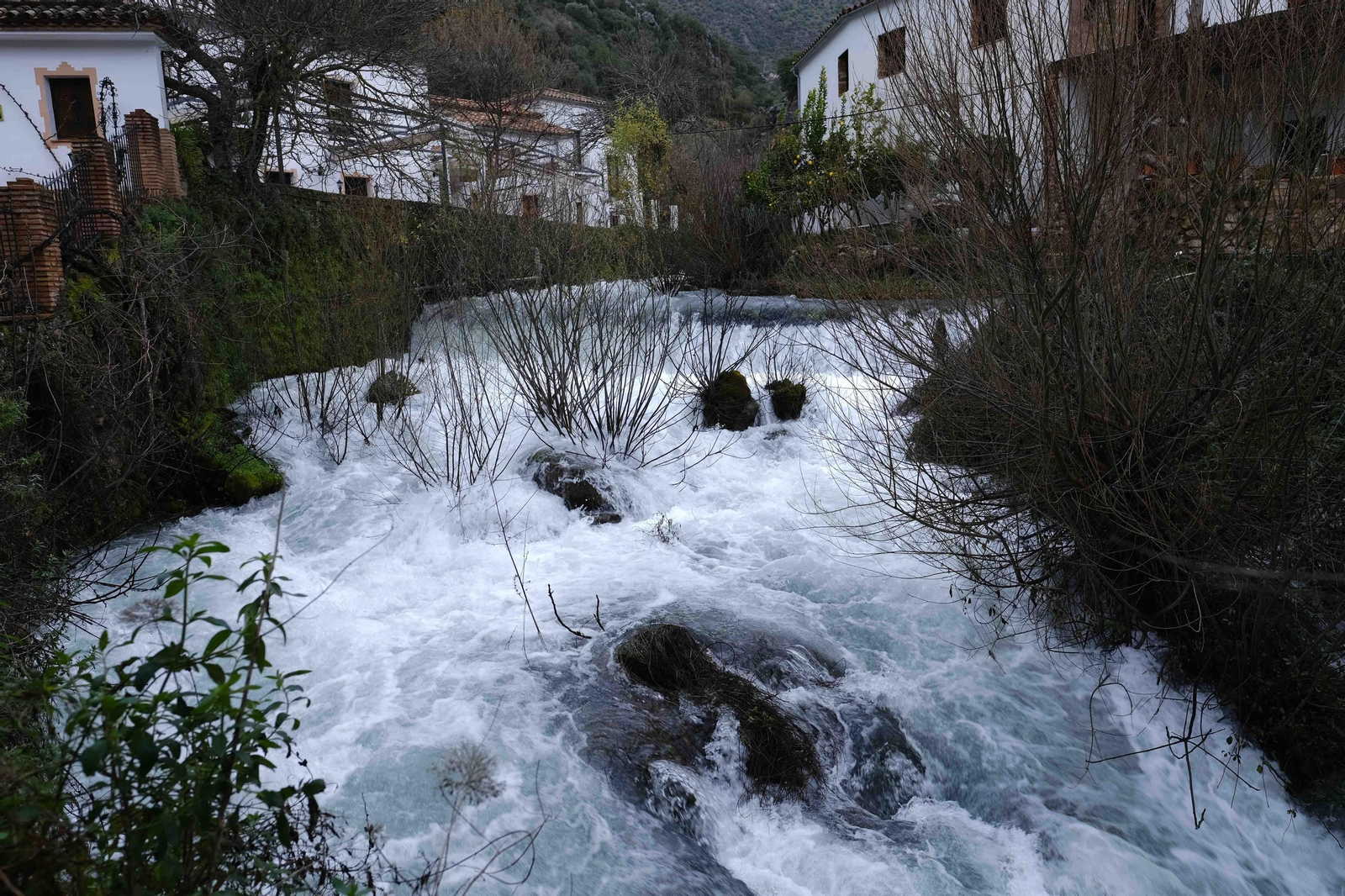 Transformación del paisaje por la lluvia, en fotos