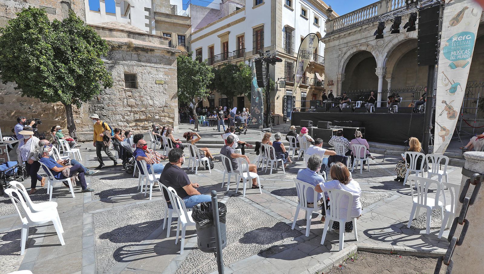 Zona acotada por la organización para asistir al Fesrival Xera