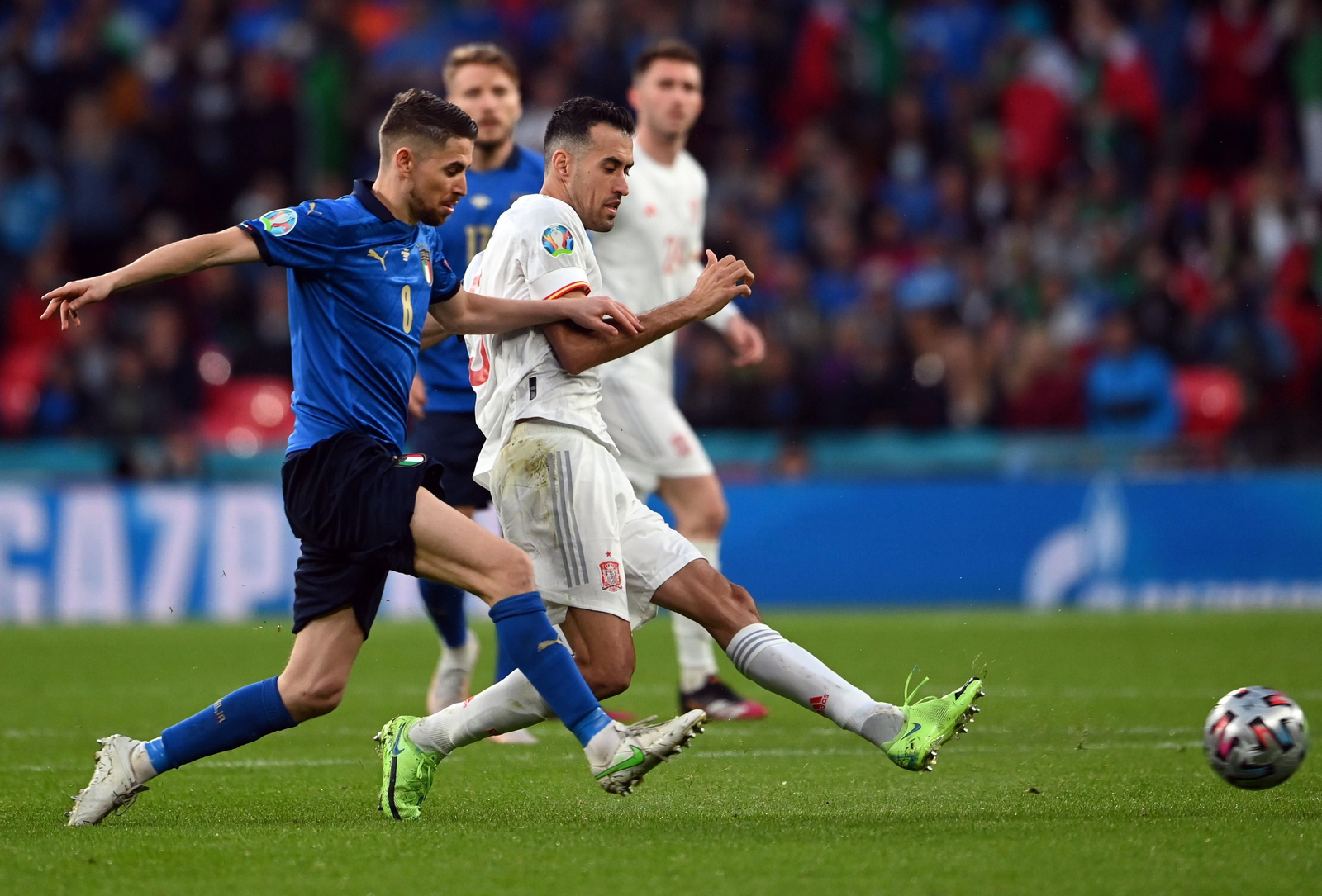 Las imágenes de la semifinal Italia-España de Eurocopa