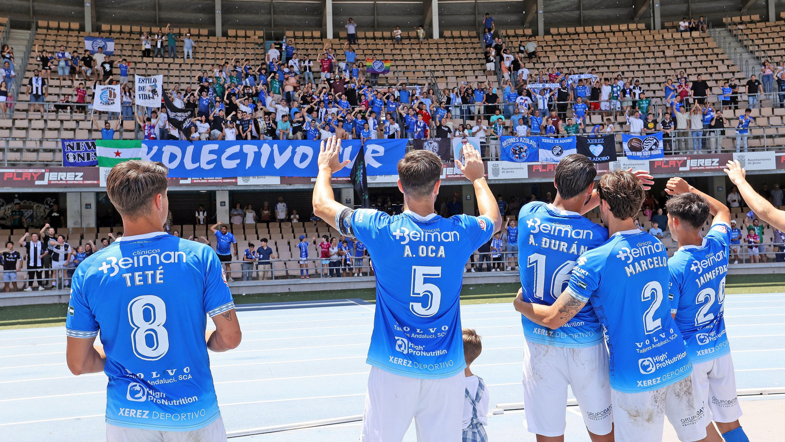 Último partido de liga del Xerez DFC - CD Pozoblanco en Chapín