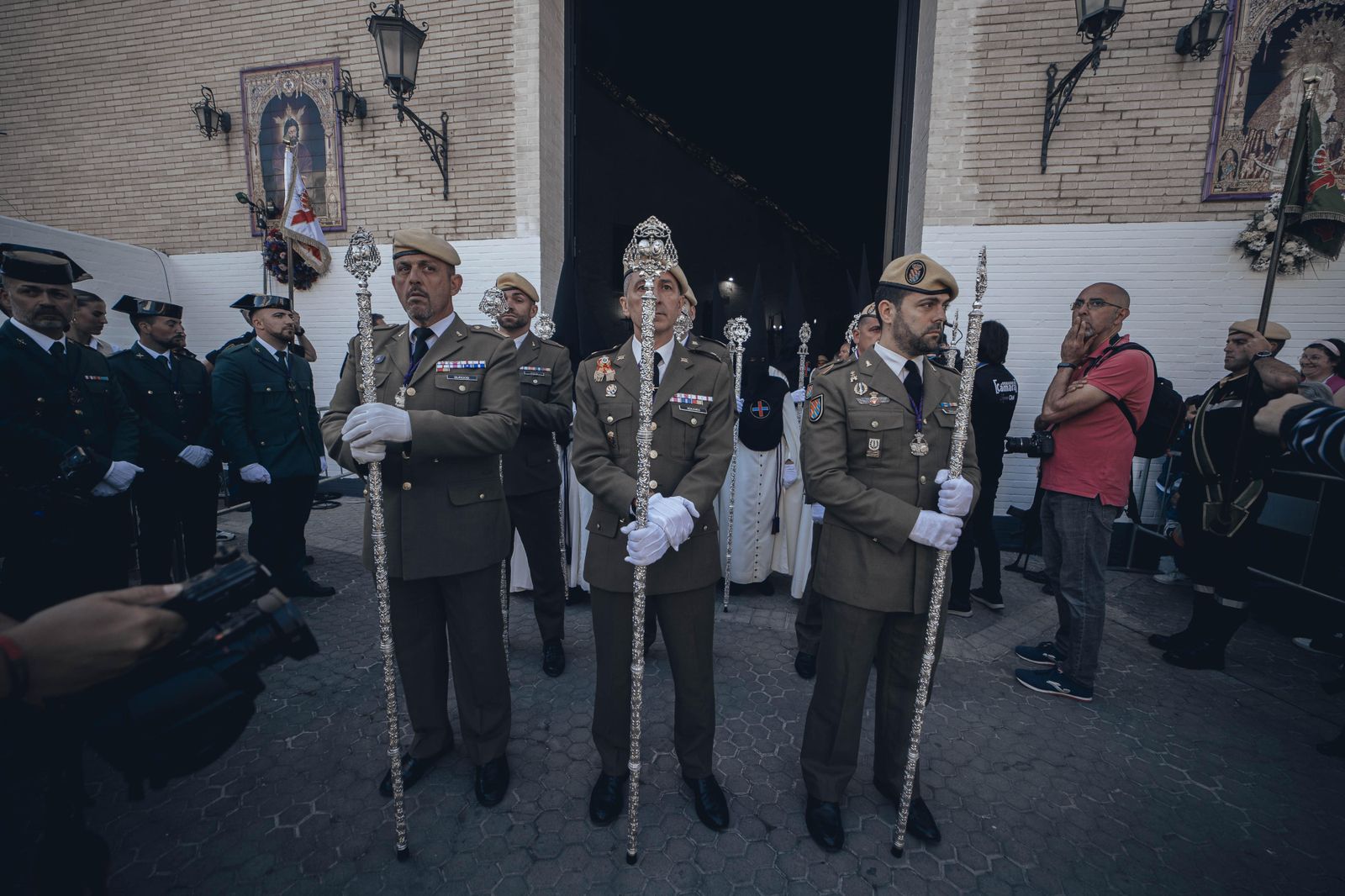 La salida de la Hermandad de San Pablo en la Semana Santa de Sevilla 2023