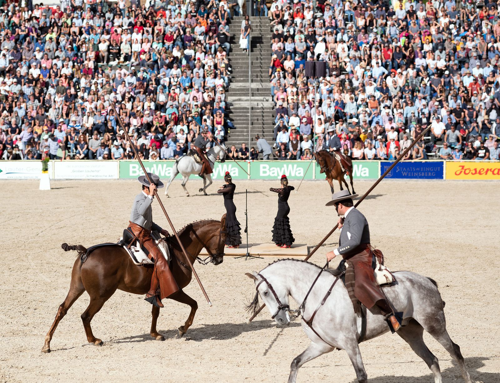 Córdoba Ecuestre durante su actuación en Alemania.