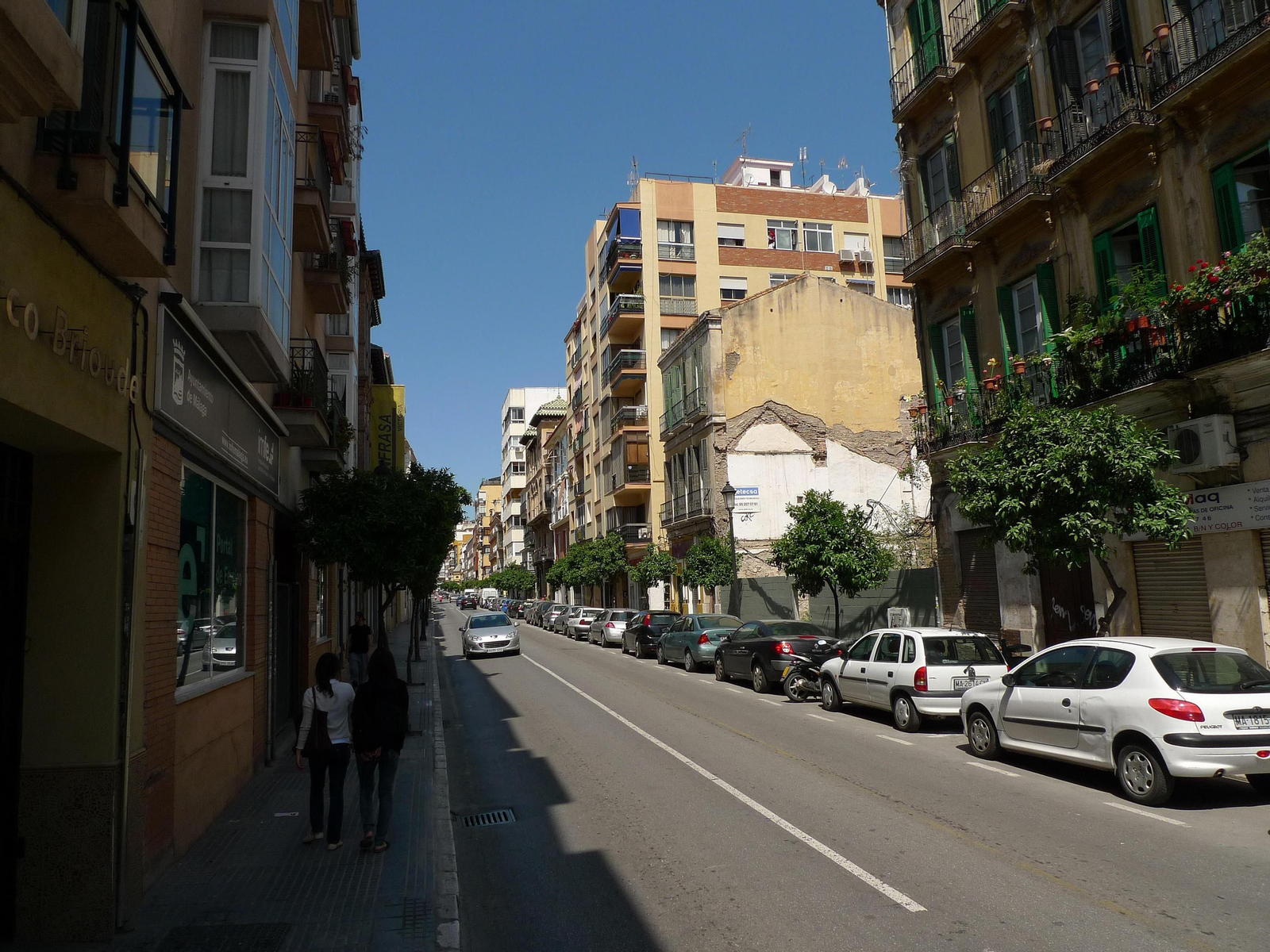 La calle Victoria, una de las que se verá afectada por la reducción de la velocidad.