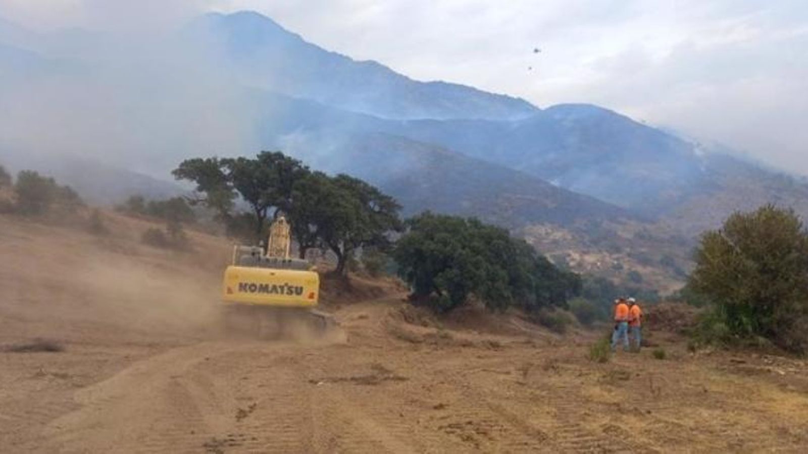 Trabajos efectuados con motivo del incendio en Sierra Bermeja Trabajos efectuados con motivo del incendio en Sierra Bermeja