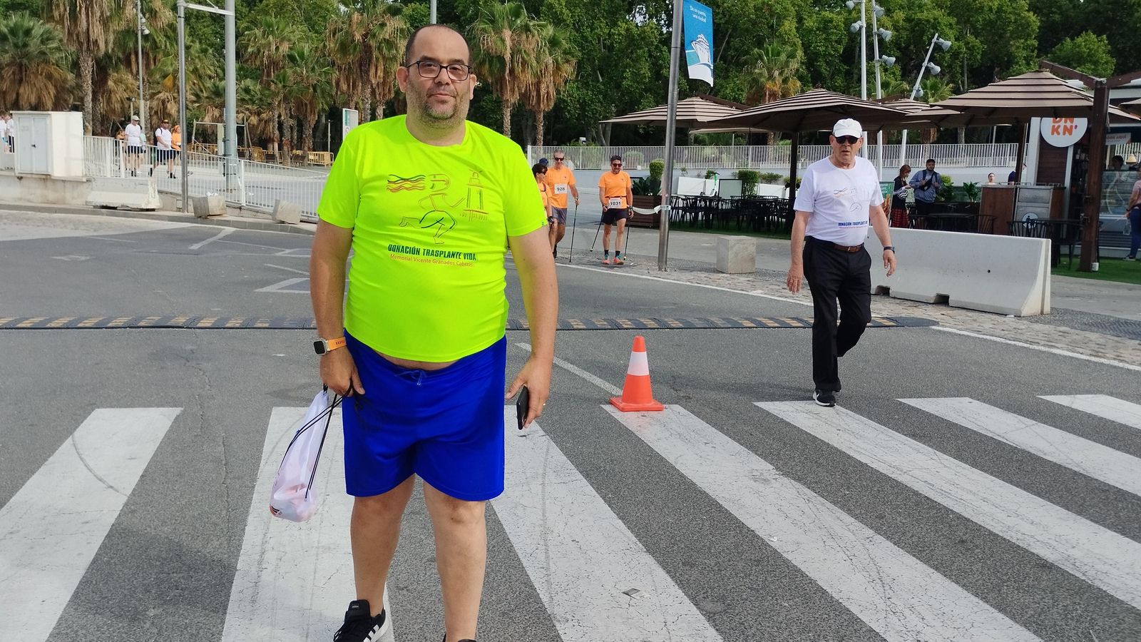 Miguel Ángel Soto, voluntario de la organización y trasplantado renal.