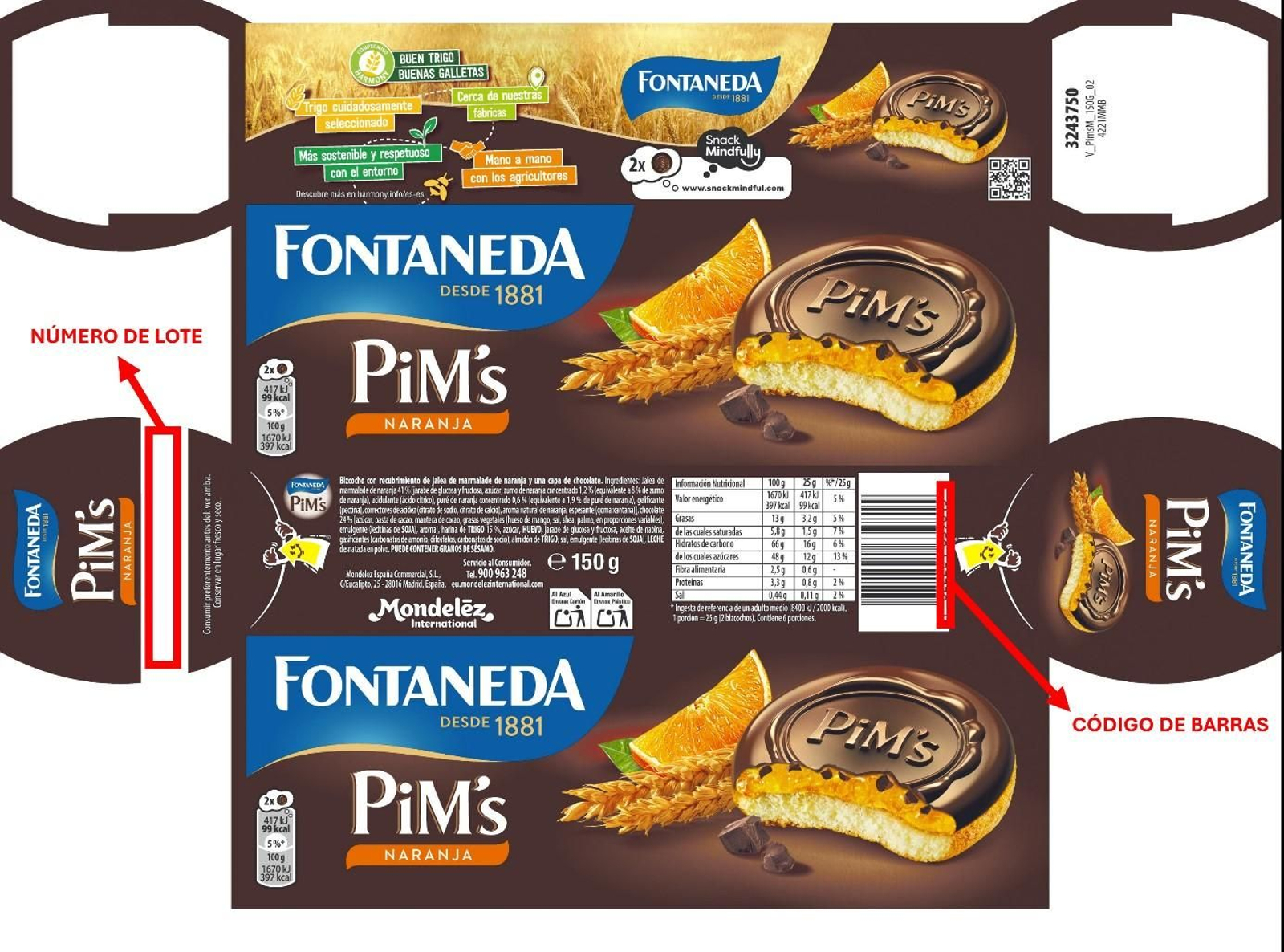 Información para identificar el lote afectado.