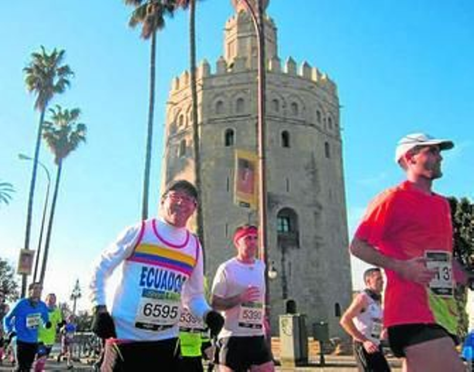 Un 'chasqui' en Sevilla