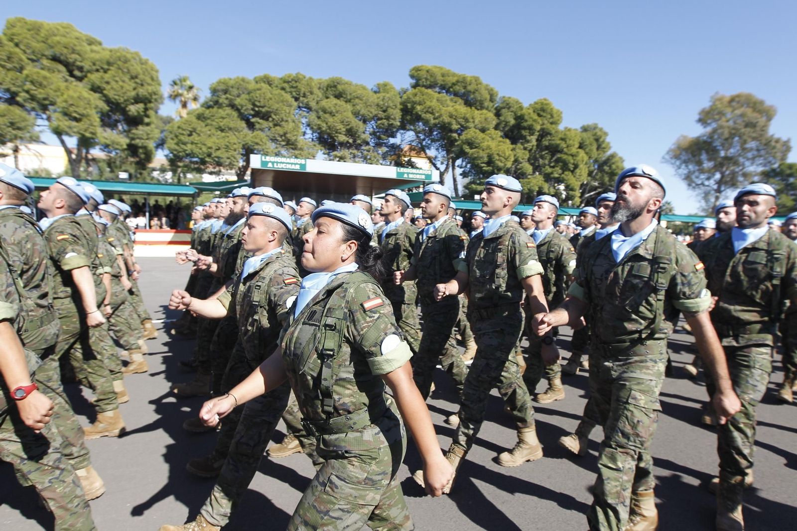 Fotogalería despedida contigente de La Legión con destino Líbano