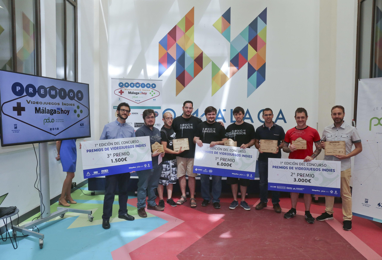 Premios de la I edición del concurso nacional de videojuegos indies
