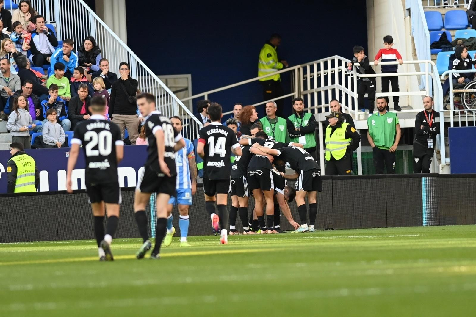El Málaga CF - Burgos, en fotos