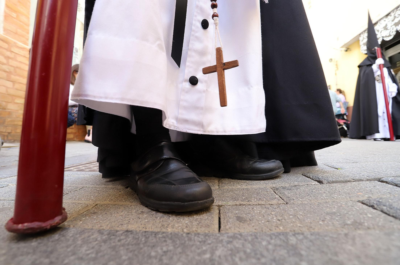 Imágenes de la Sagrada Cena por las calles de Huelva