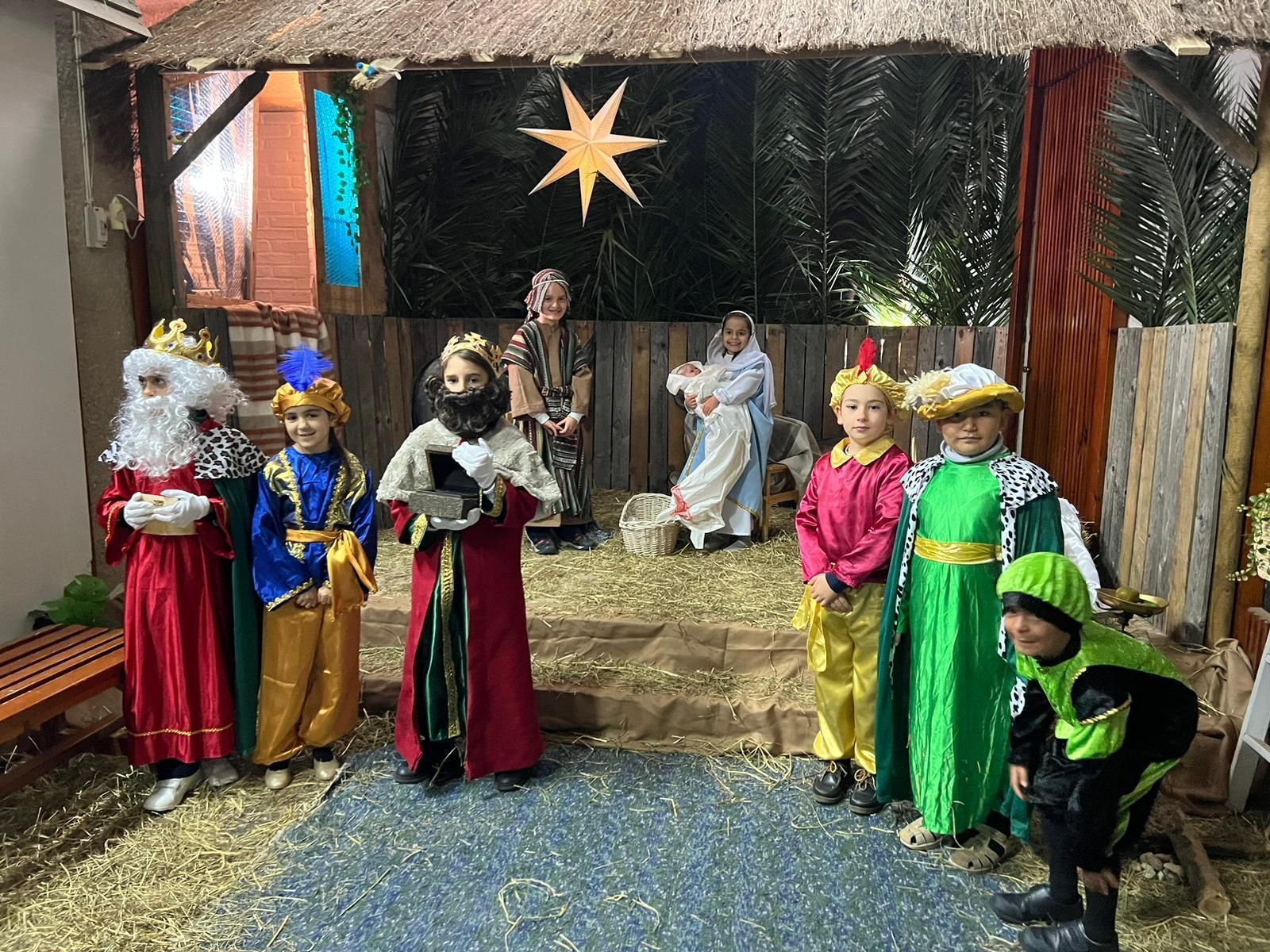 Así es el belén viviente del colegio Las Carmelitas de San Fernando