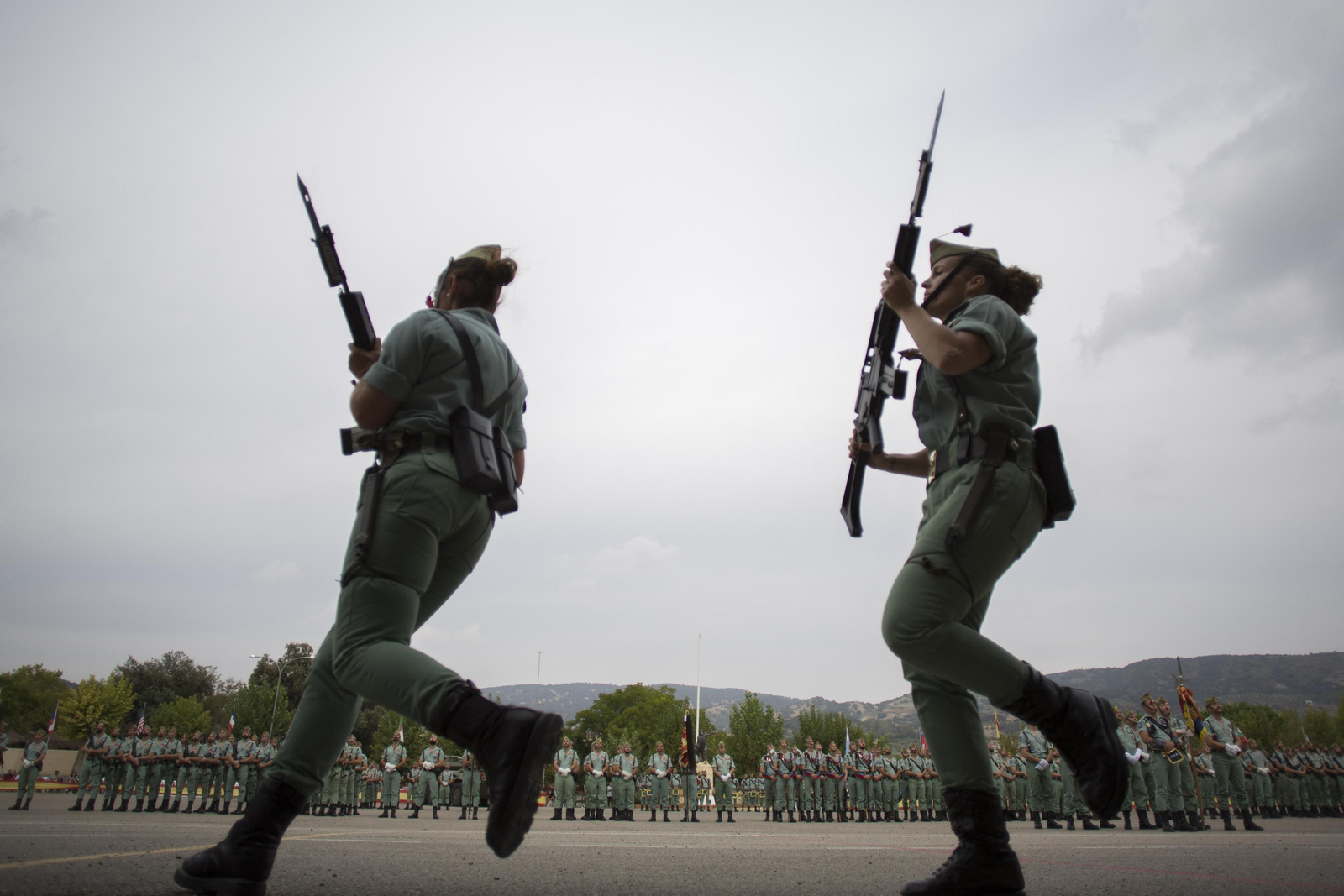 Parada militar de La Legión en su 99 aniversario