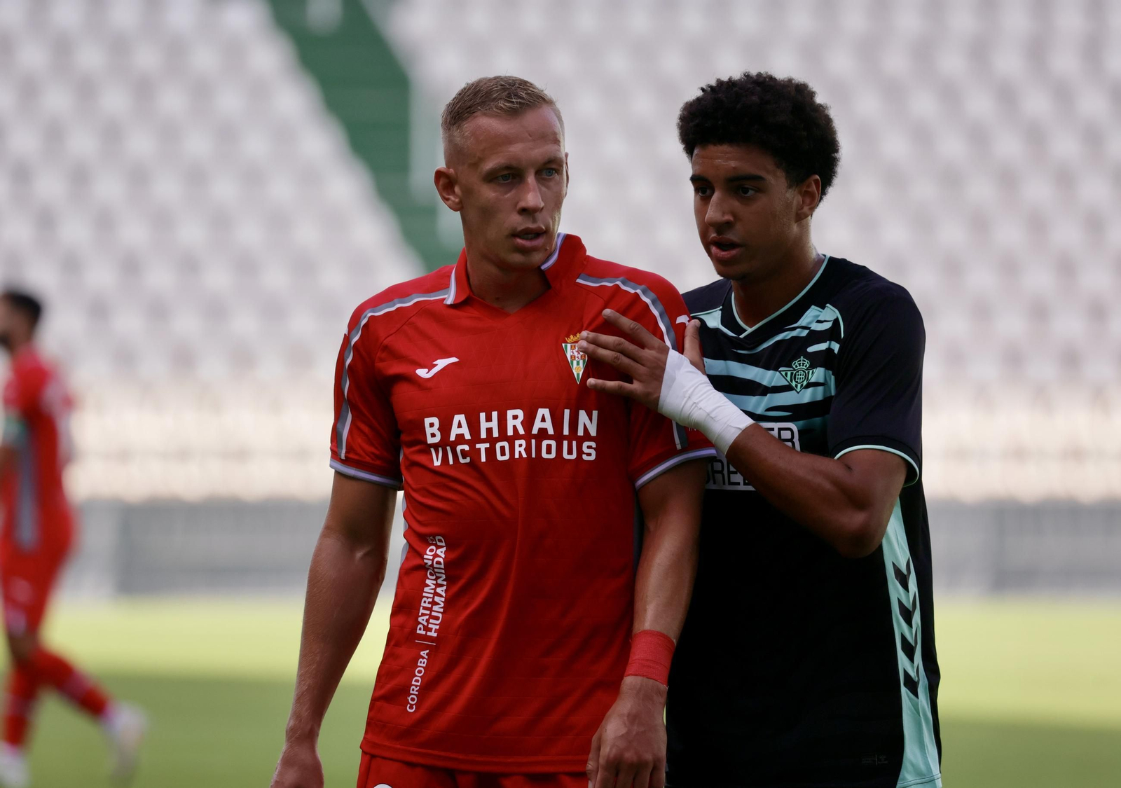 Obolskii durante el Córdoba CF - Betis Deportivo