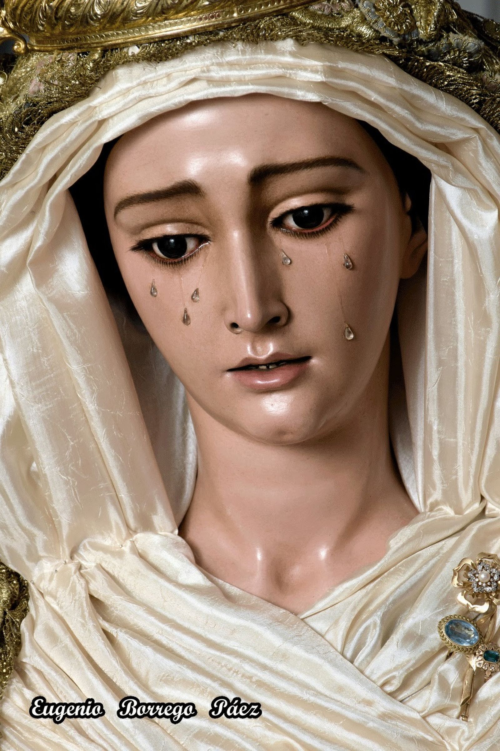 Virgen de Guadalupe, la dolorosa más joven de la Semana Santa.