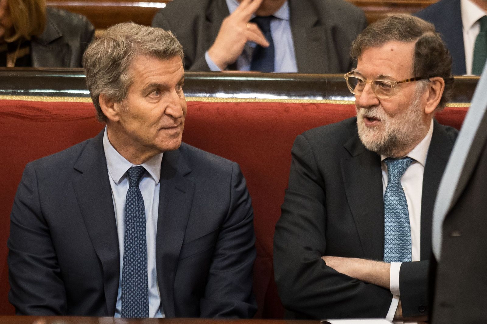 Alberto Núñez Feijóo y Mariano Rajoy.
