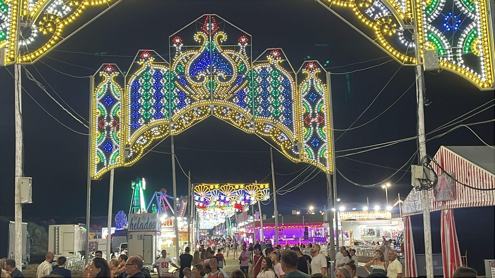 El recinto de la Feria del Carmen 2025.