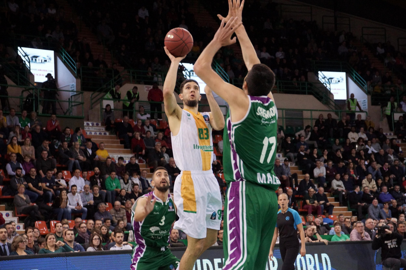 Las fotos del Limoges-Unicaja Baloncesto