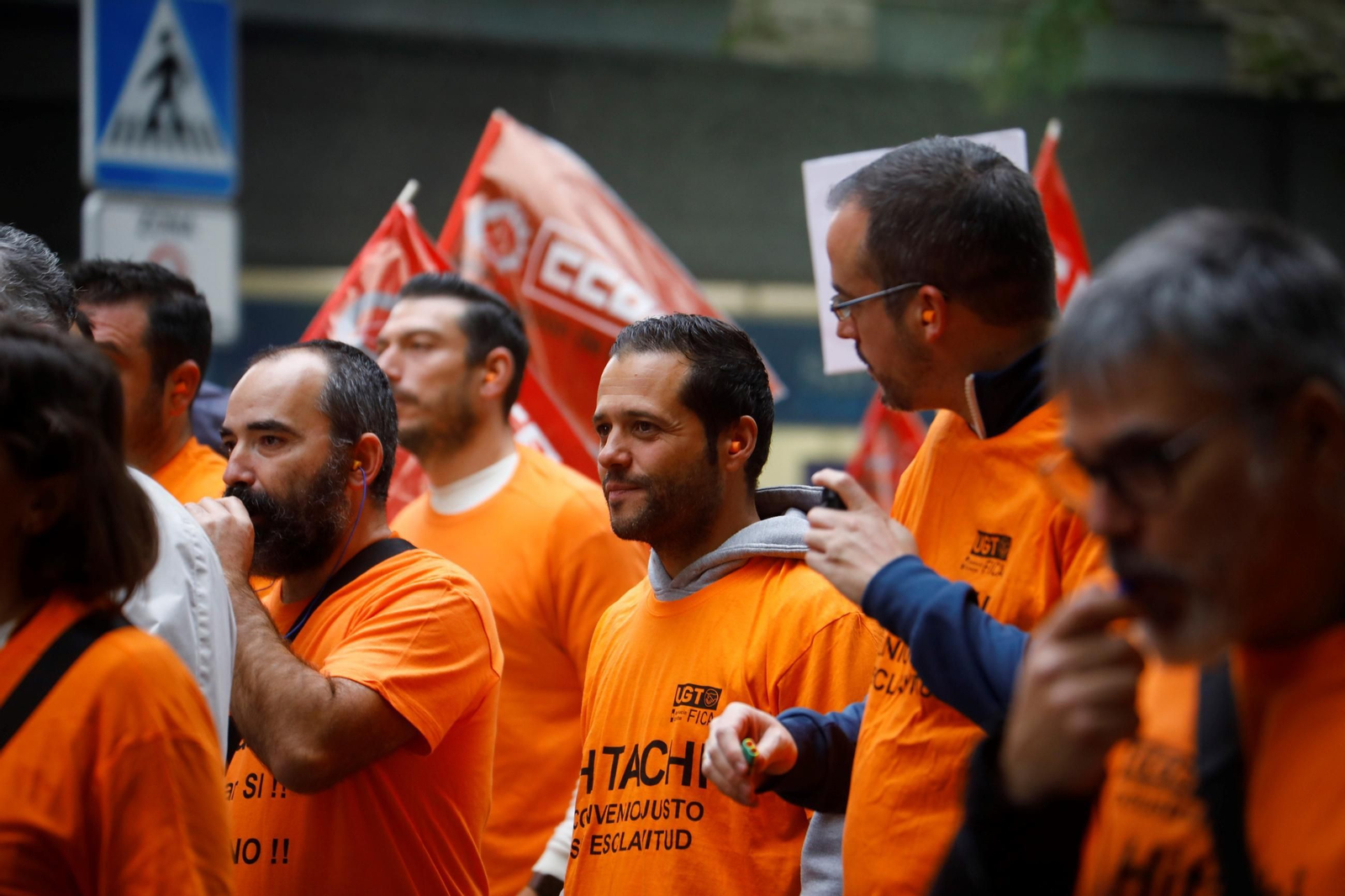 La manifestación de los trabajadores de Hitachi Energy en Córdoba, en imágenes