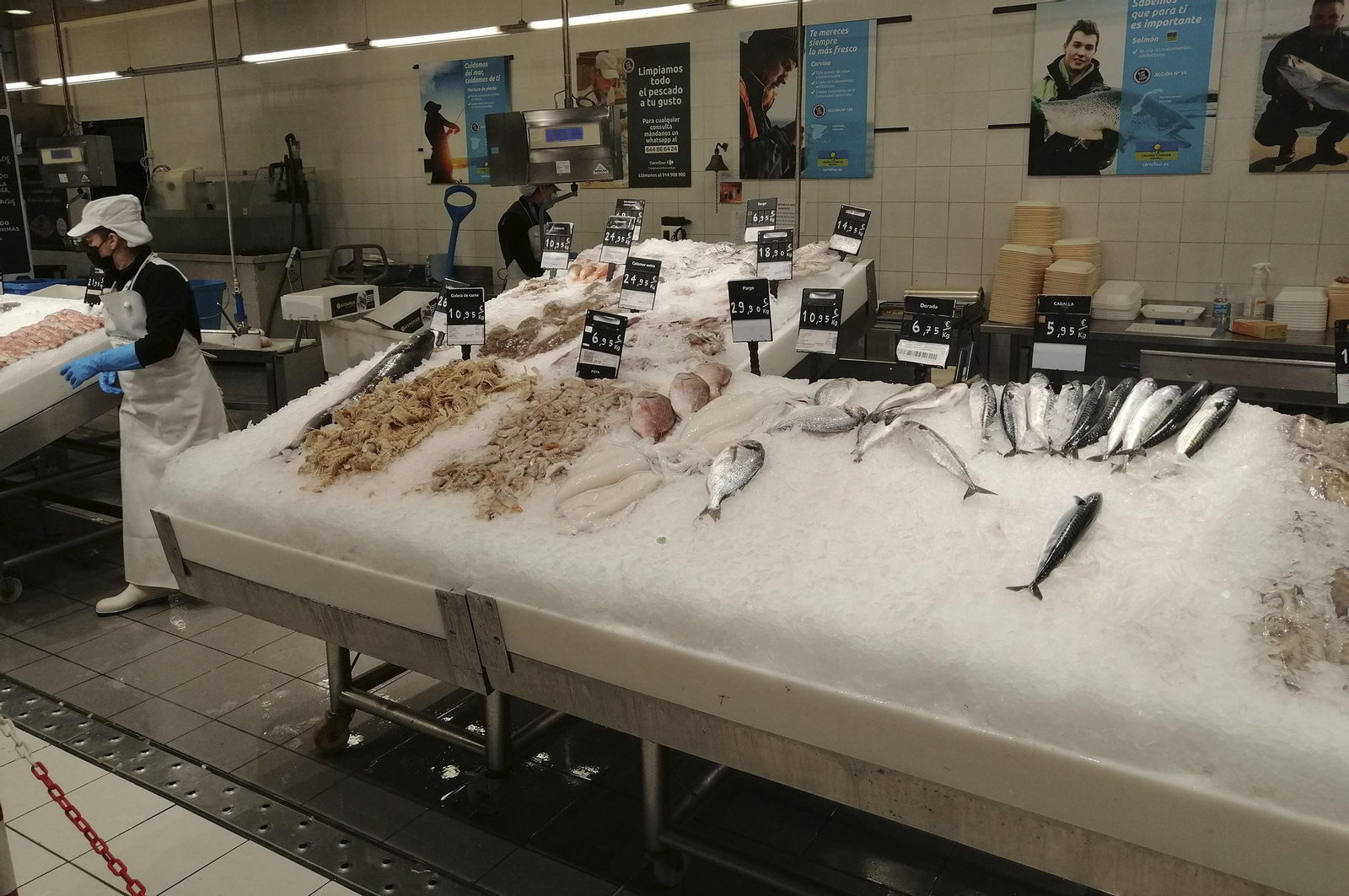 Desabastecimiento de alimentos en los supermercados de Sevilla