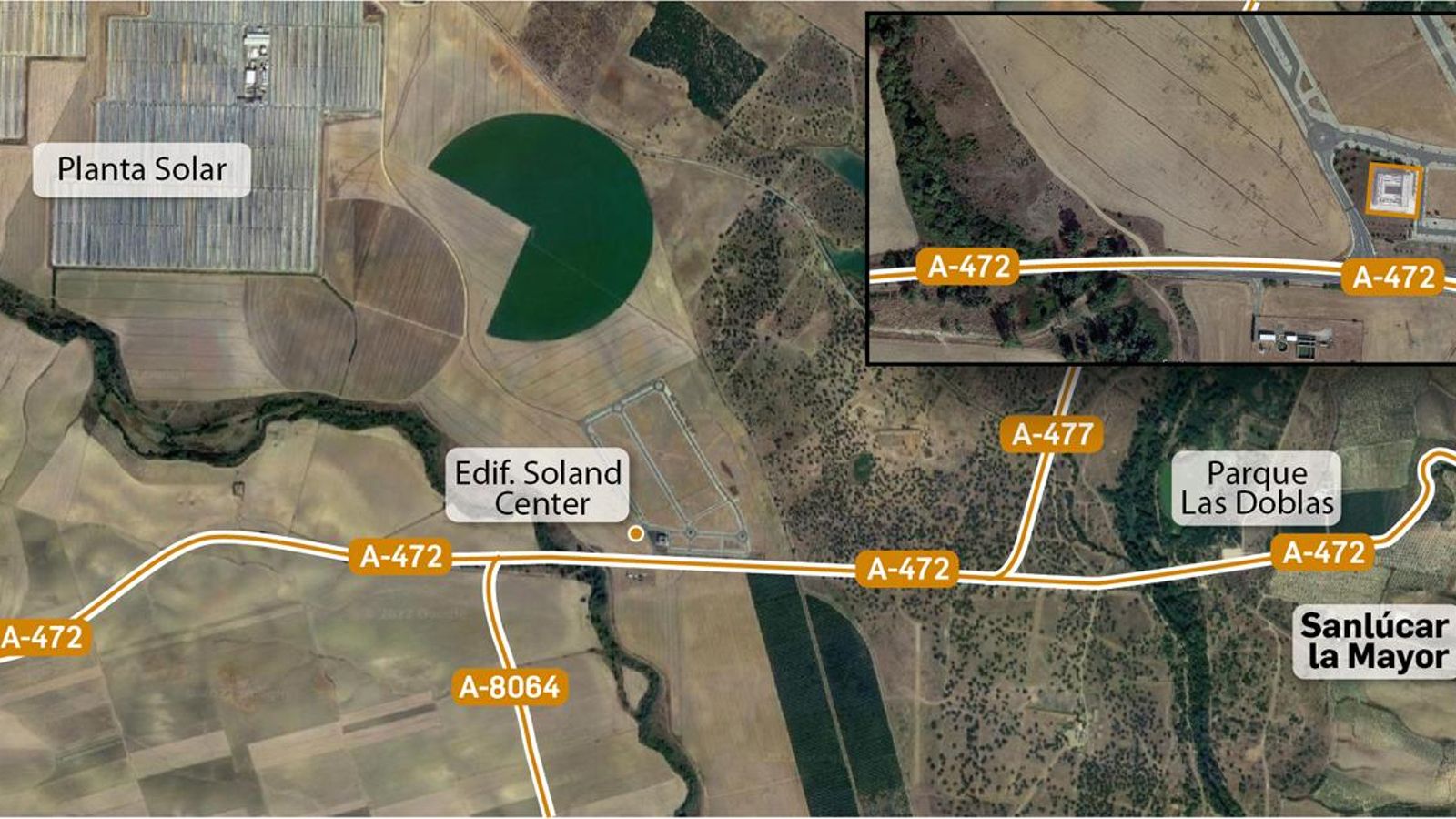 Localizador del edificio de Abengoa.