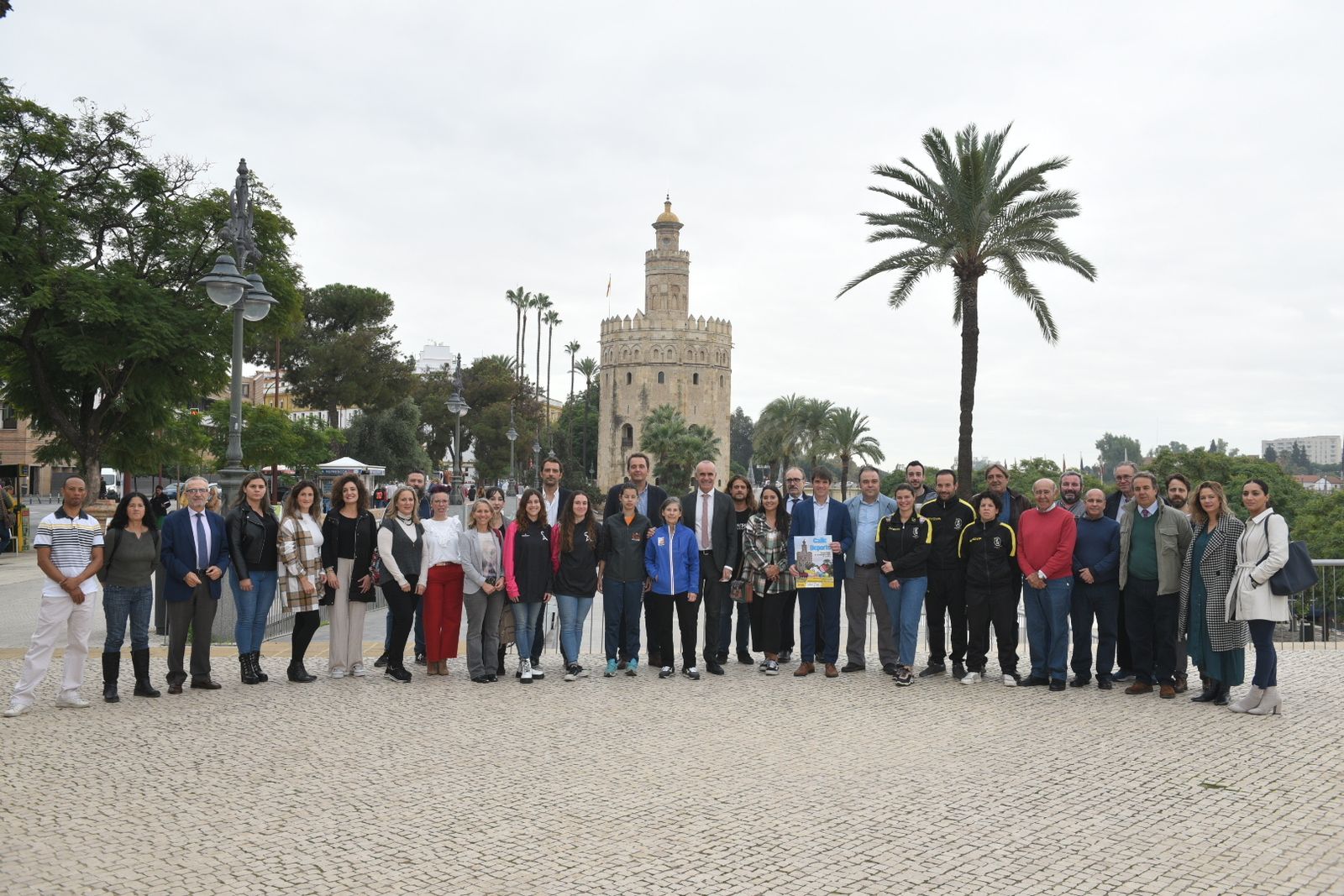 Un momento de la presentación del evento Calle Deporte.