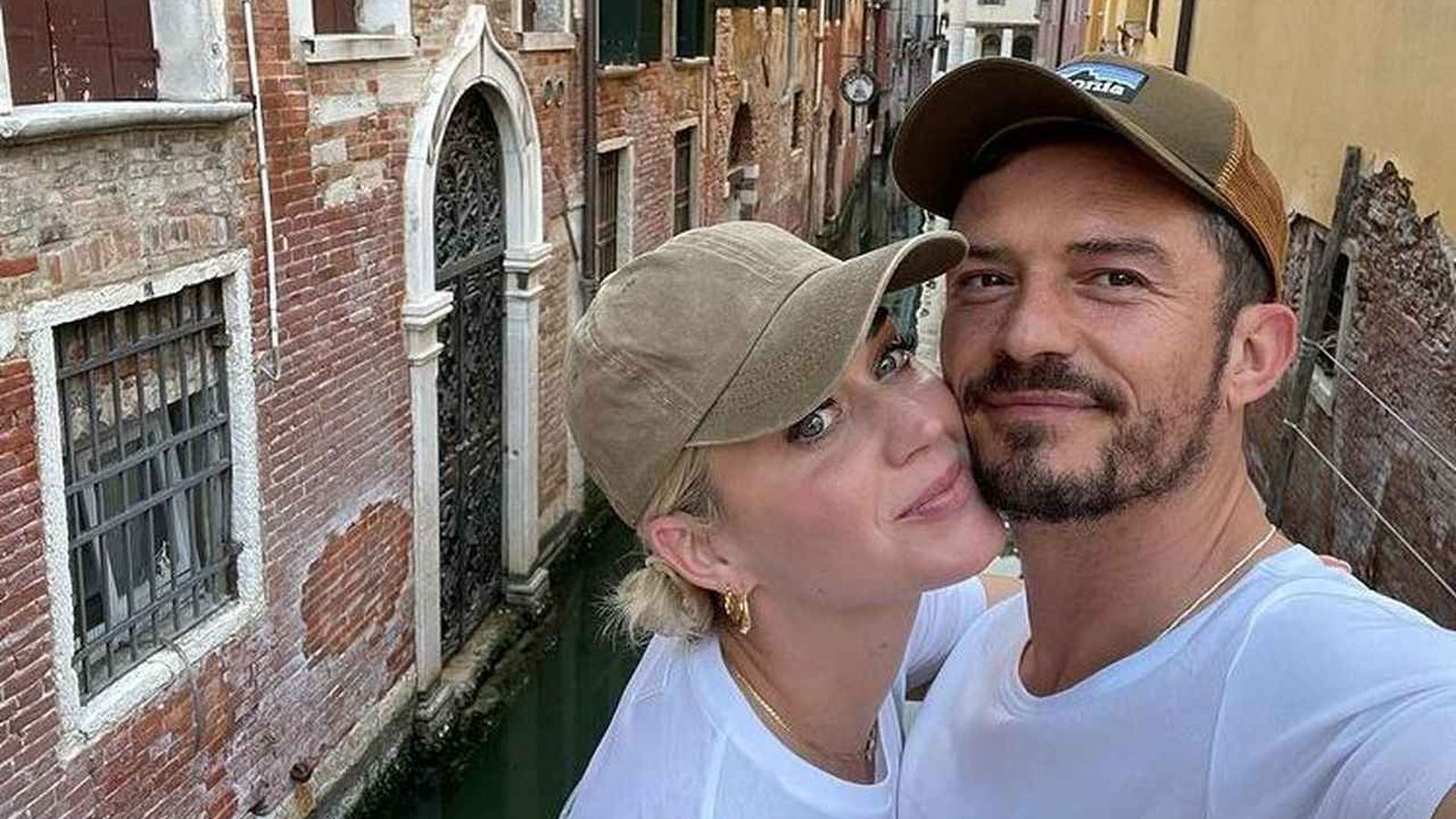 Katy Perry y Orlando Bloom, durante una romántica escapada a Venecia.