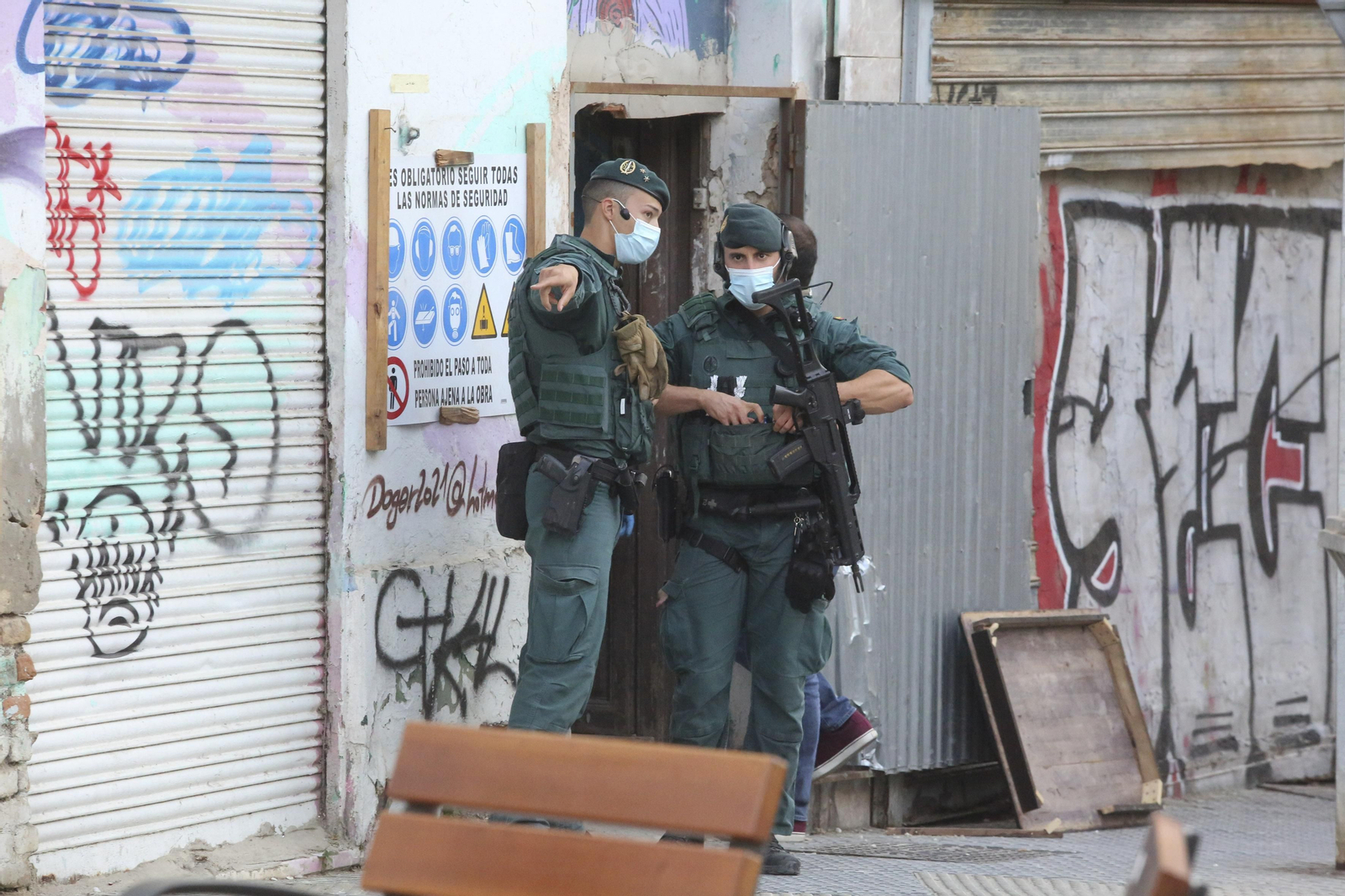 Las fotos de la operación de la Guardia Civil contra el terrorismo internacional en Málaga