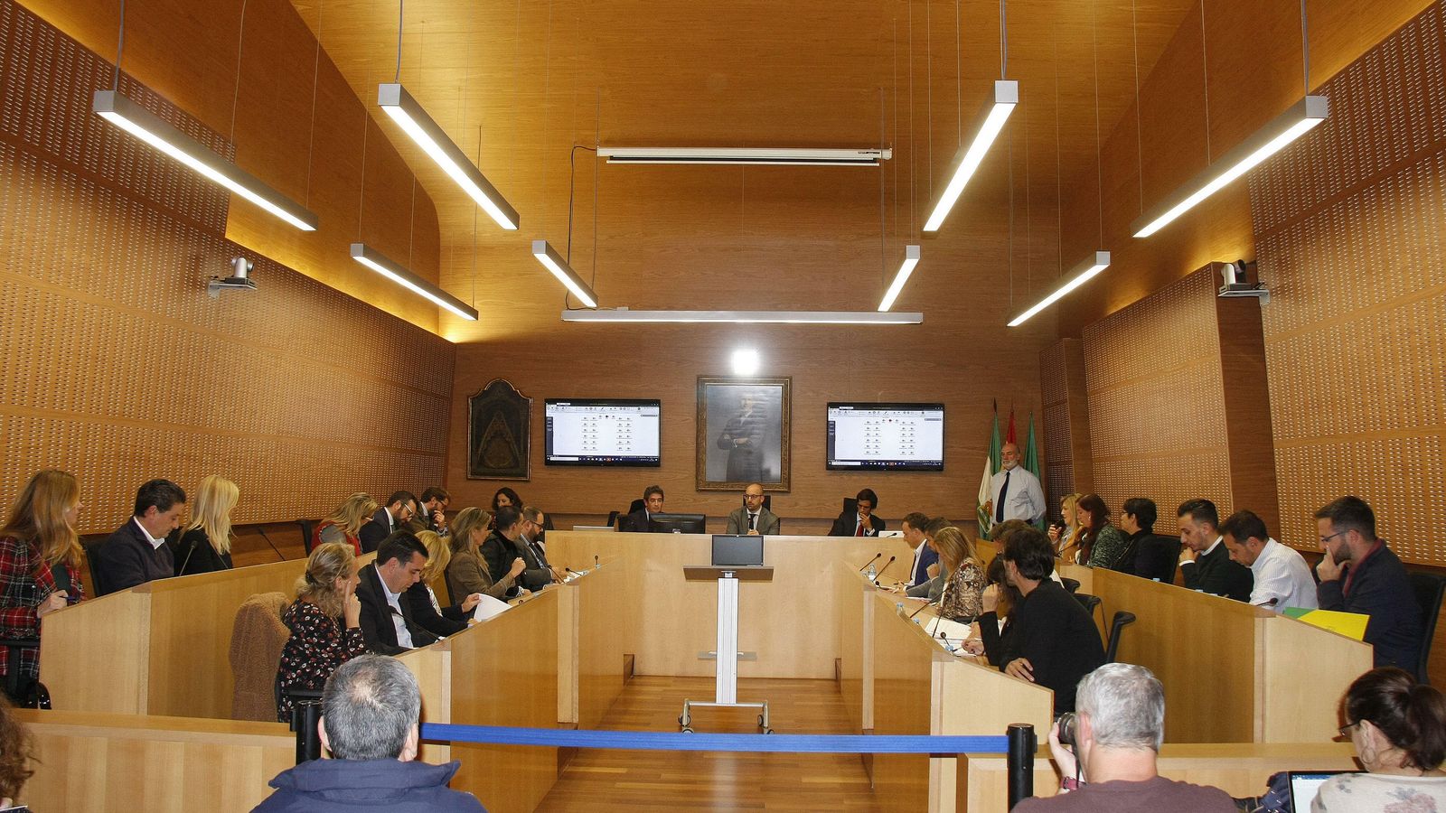 Un momento de la sesión de esta tarde.