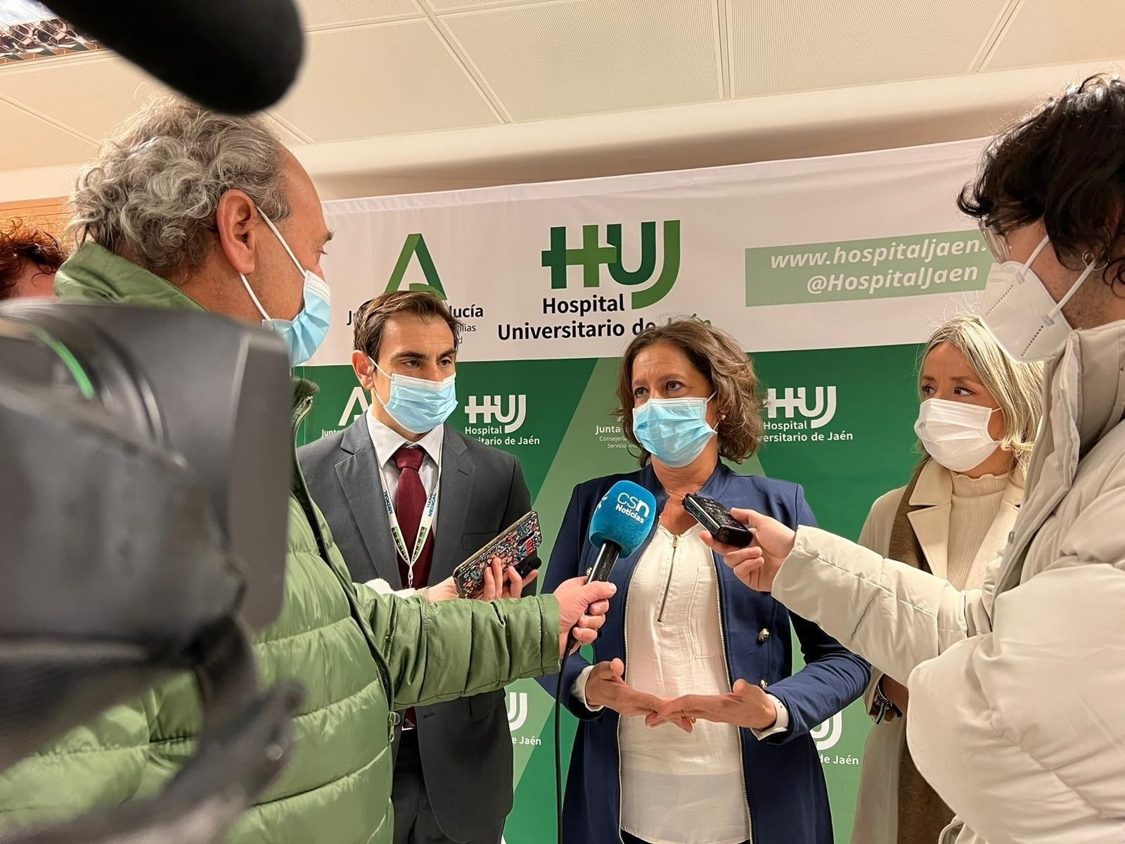 La consejera de Salud en un acto celebrado en Jaén.