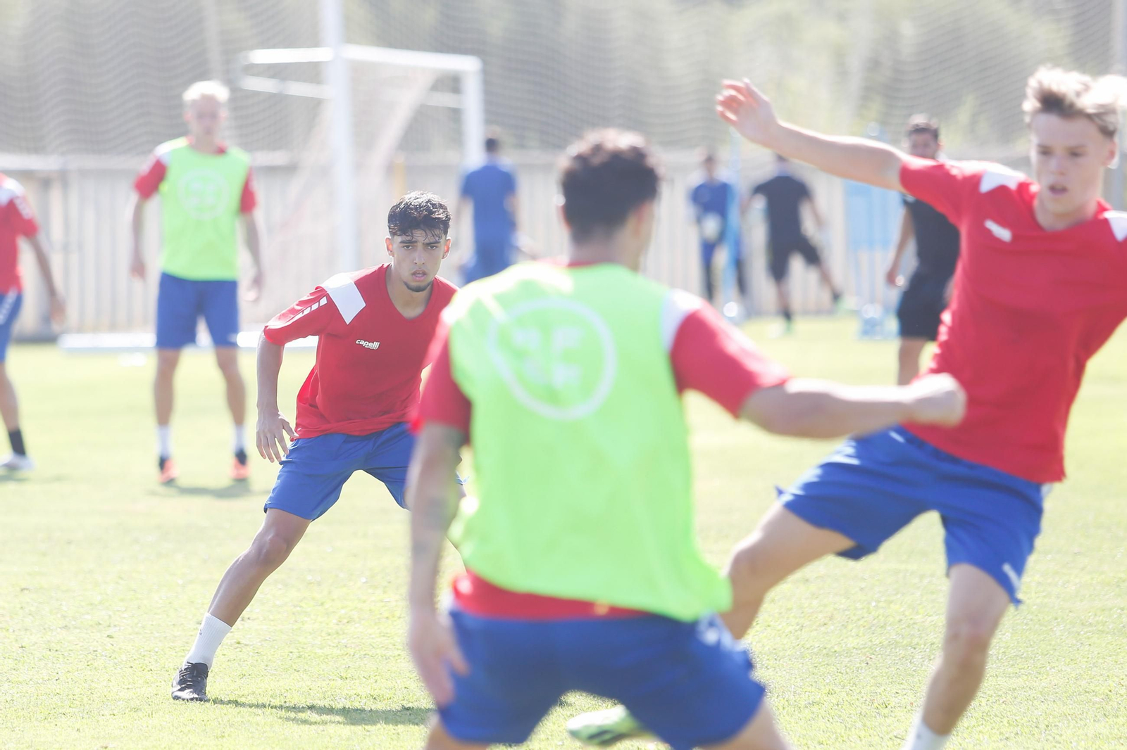 Las fotos del entrenamiento de pretemporada del Algeciras en La Menacha